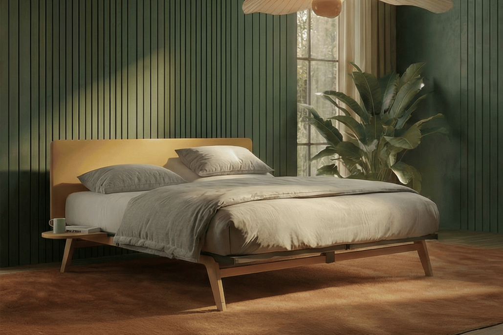 מיטה מתכווננת AUPING Original Mustard