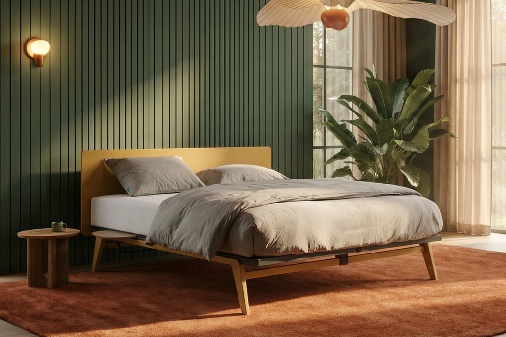 מיטה זוגית AUPING Original Mustard