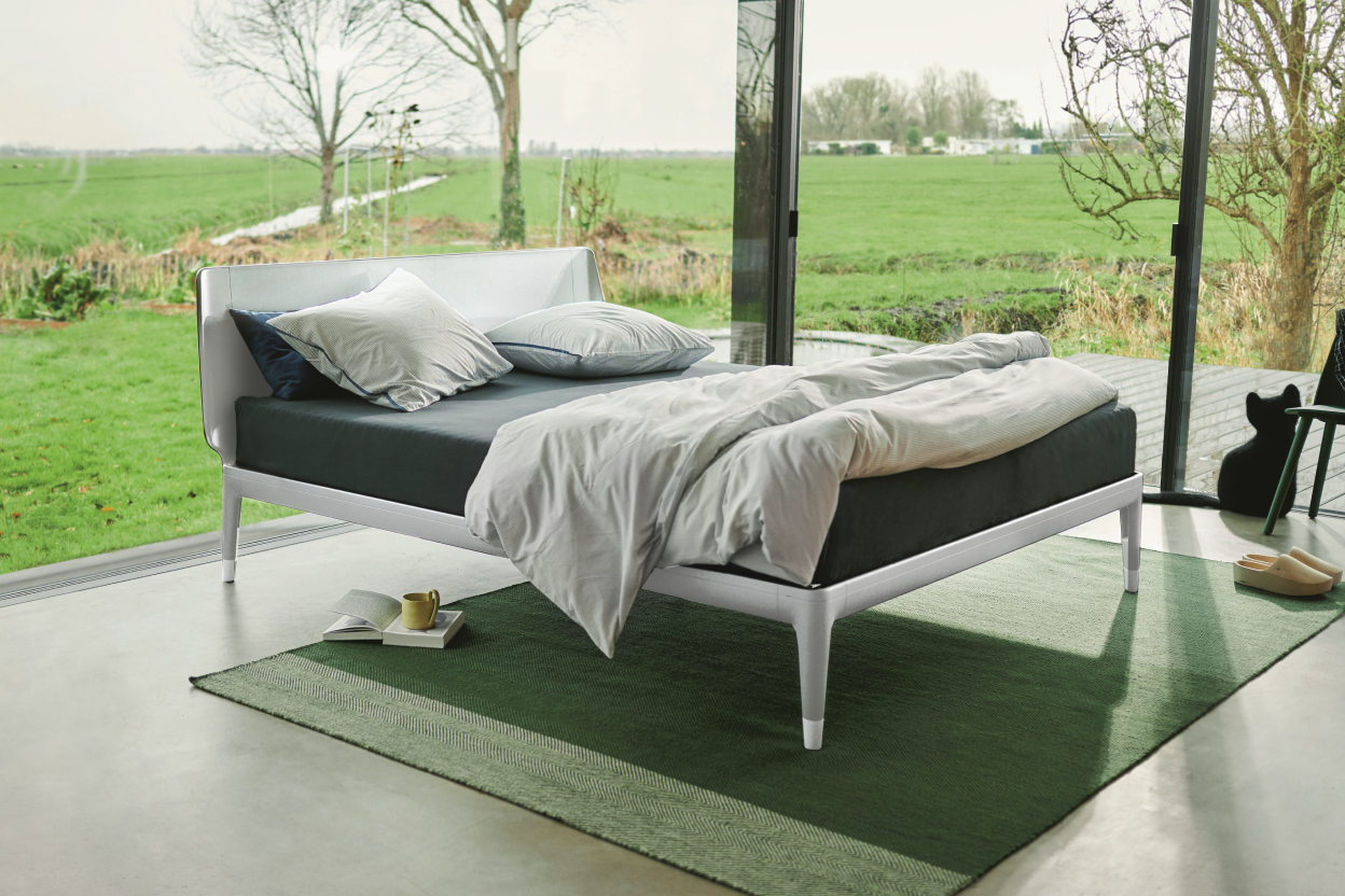 מיטה זוגית AUPING Essential light gray מהדורה מיוחדת