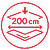 עד אורך 200 ס