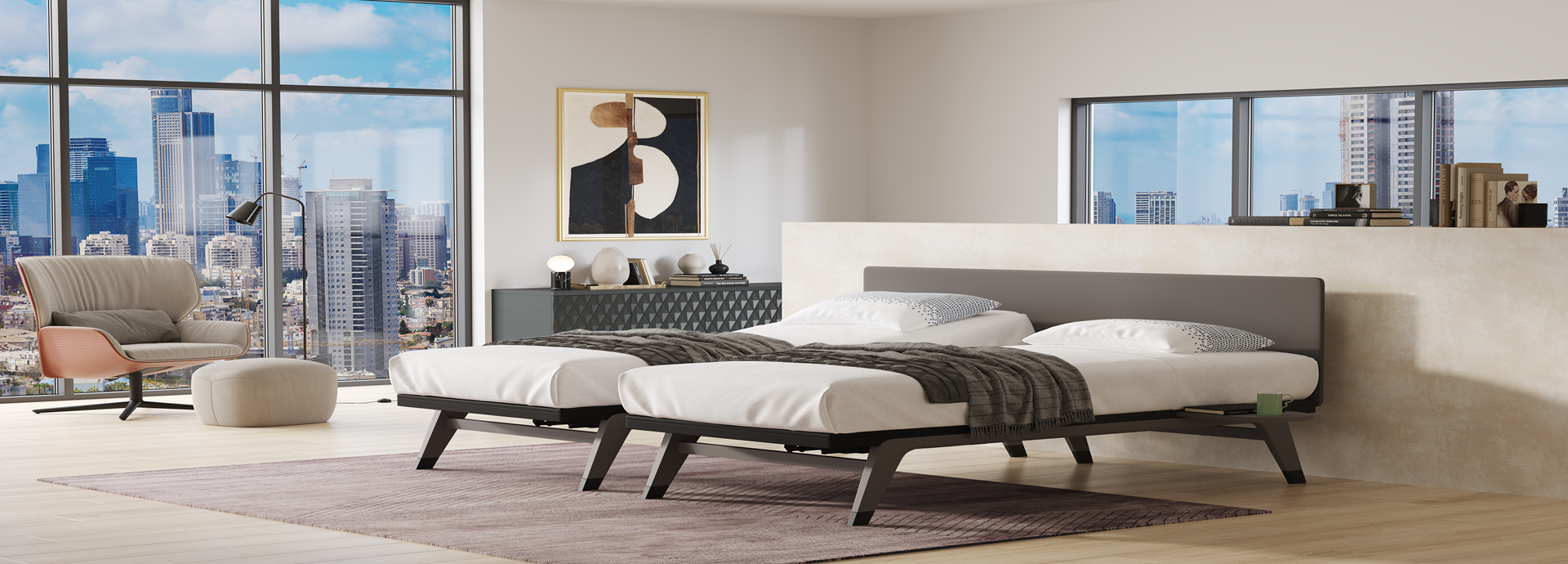 מיטה מתכווננת יהודית