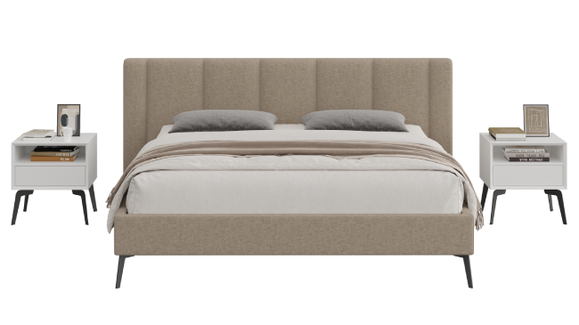 מיטה זוגית SISILY קלה לניקוי