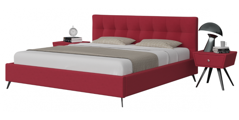 מיטה זוגית אדום Impero
