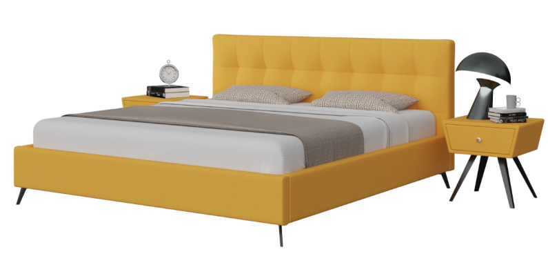 מיטה זוגית צהוב Impero