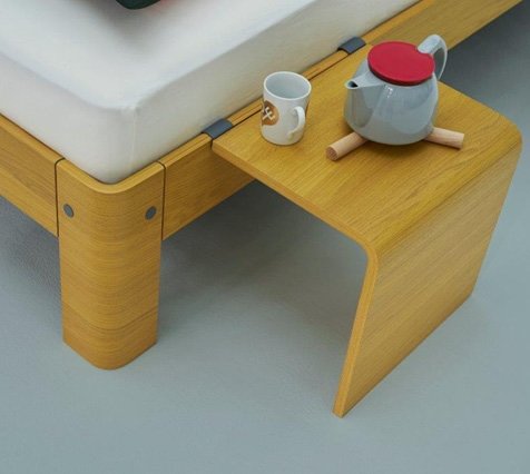 שולחן לצד של מיטת מתכווננת AUPING Auronde 